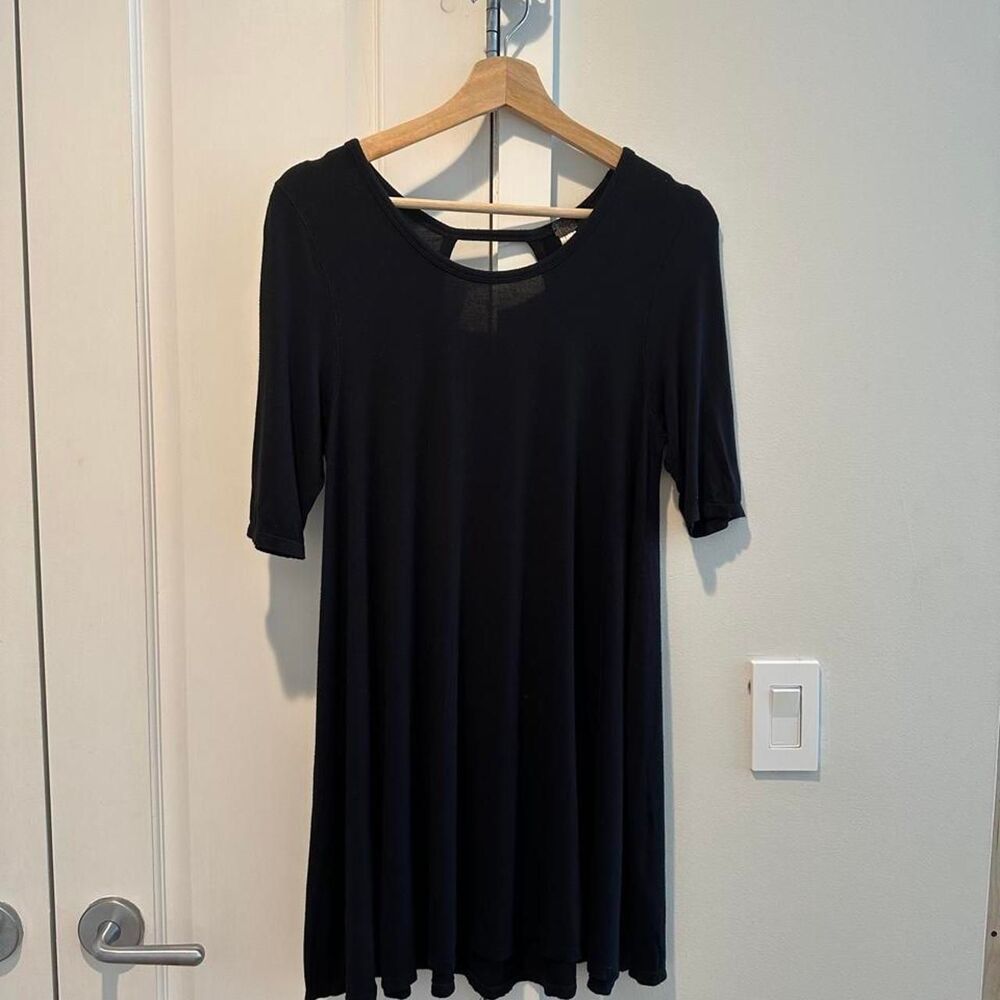 Free People Black Mini Dress, S